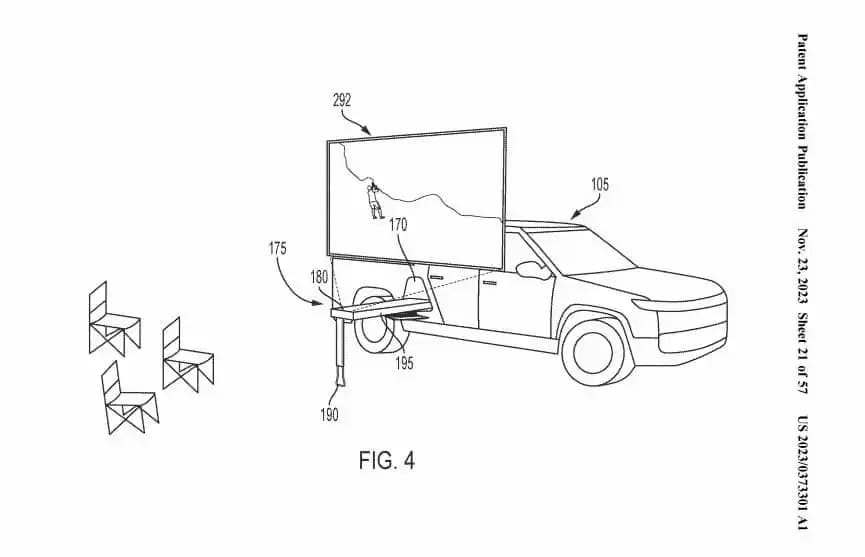 Ford патентує екран проектора для F-150 Lightning — photo 3