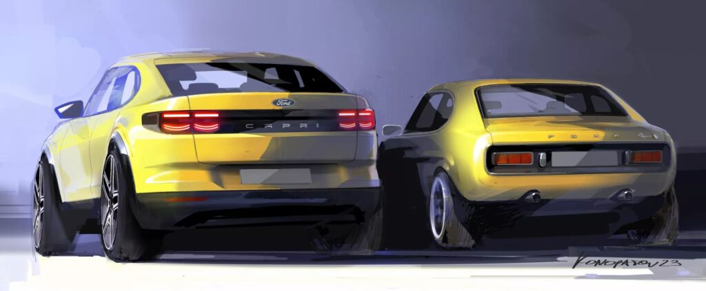 Ford Capri возродился на платформе Volkswagen ID — photo 4