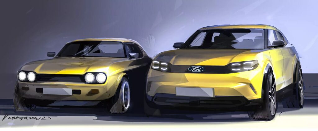 Ford Capri возродился на платформе Volkswagen ID — photo 3