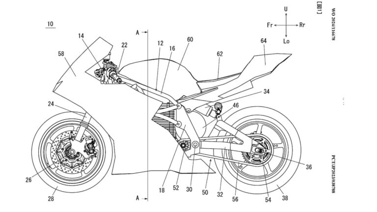 Зарегистрирован патент электрического спортбайка Yamaha — photo 14961