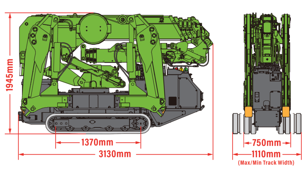 Електричний Unic UM325: кран-павук майбутнього — photo 3