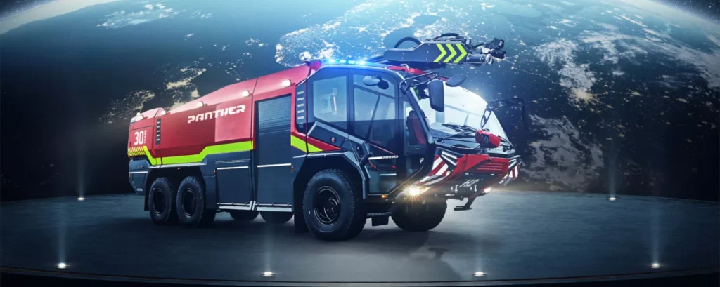 Rosenbauer Panther 6×6 Electric – новое слово среди пожарных авто для аэропортов — photo 7