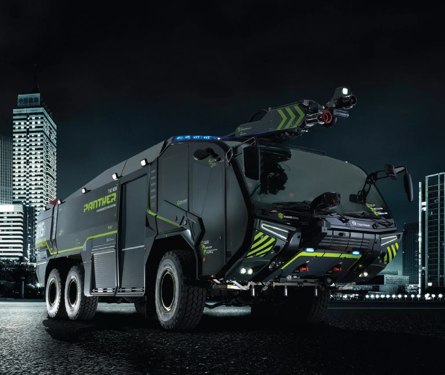 Rosenbauer Panther 6×6 Electric – новое слово среди пожарных авто для аэропортов — photo 22234