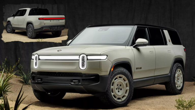 Rivian R1T та R1S отримали потужну версію California Dune Edition — photo 31586