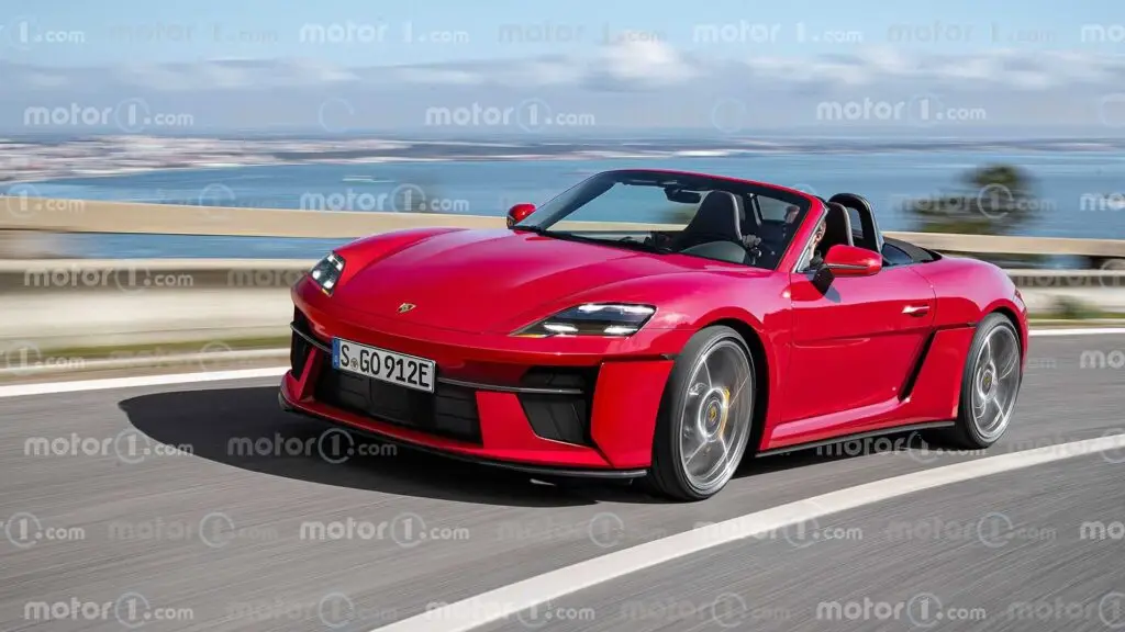Електричний Porsche Boxster спіймали на тестах — photo 3