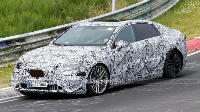Mercedes-AMG тестує «заряджений» електричний C-Class на Нюрбургринзі — photo 15048