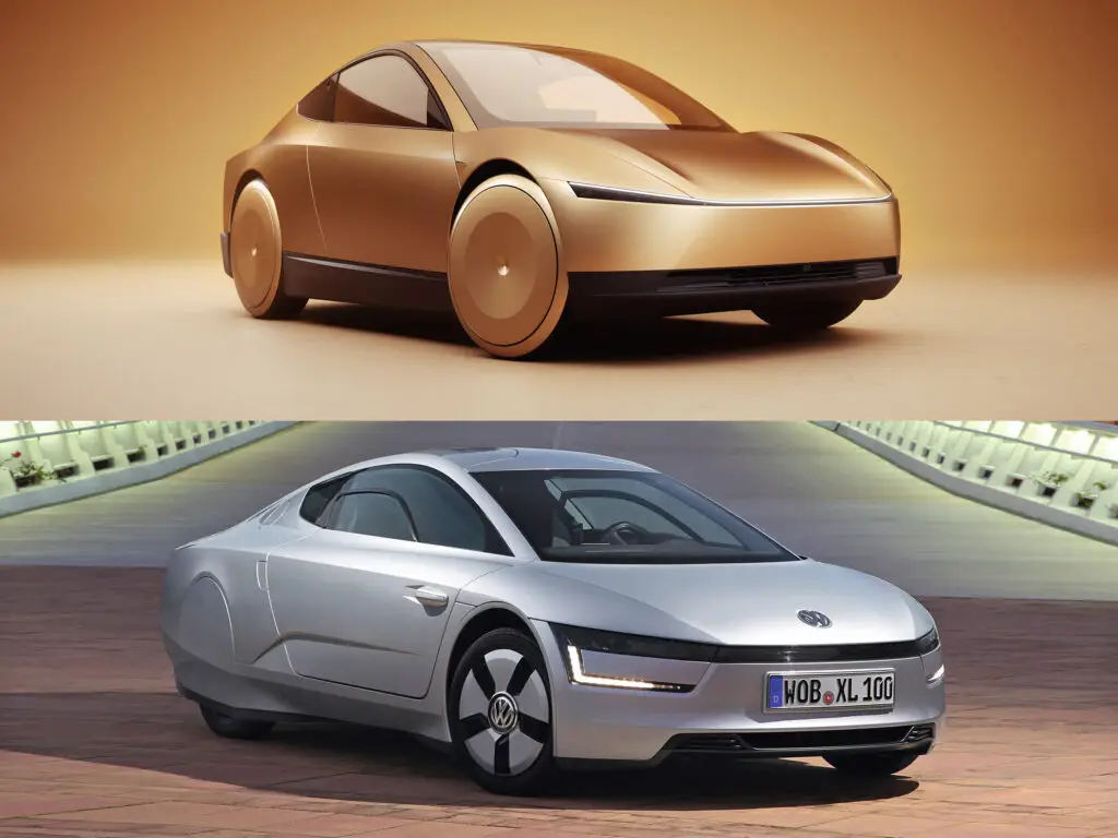 Tesla Cybercab має чимало спільного з Volkswagen XL1 — photo 5