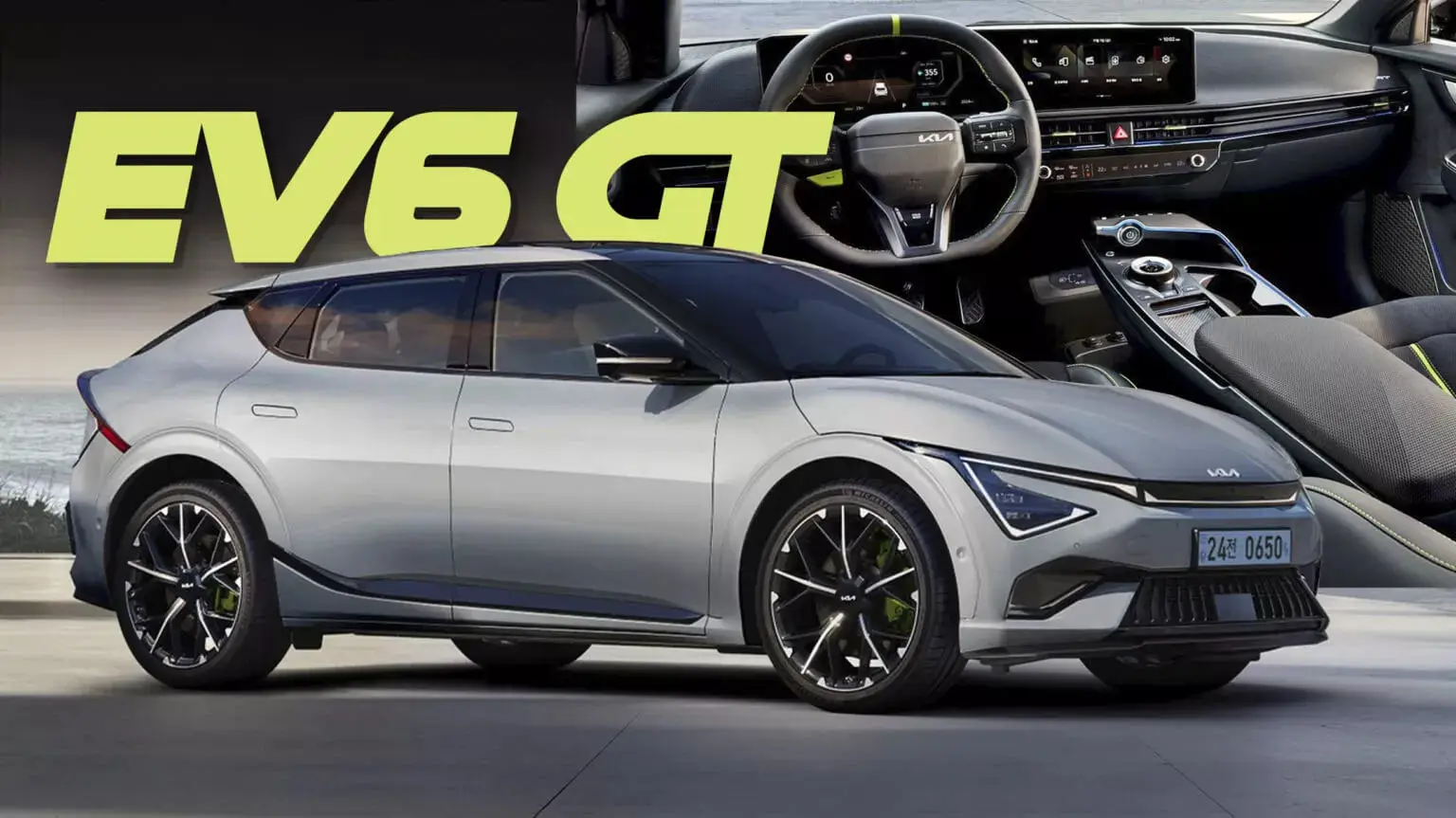 Kia презентовала обновленный спортивный кроссовер EV6 GT — photo 23789