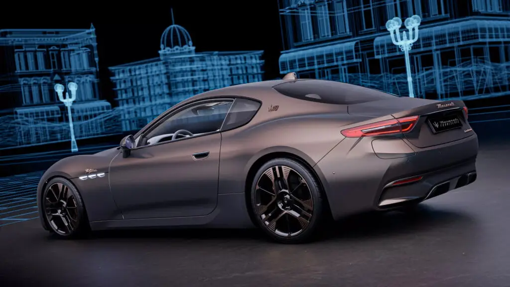 На честь 110-річчя Maserati випустила обмежену серію електричного купе GranTurismo 110 Anniversario — photo 4