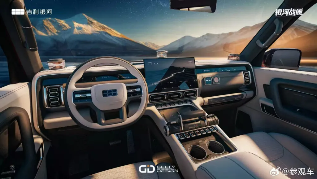 Geely представил Galaxy Battleship – электрический внедорожник, который умеет плавать — photo 5