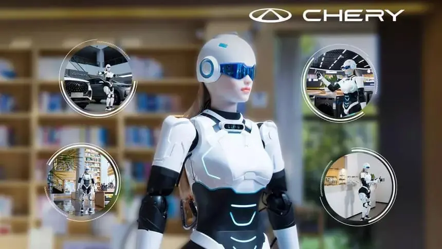 В автосалонах Chery автівки продаватимуть роботи — photo 3