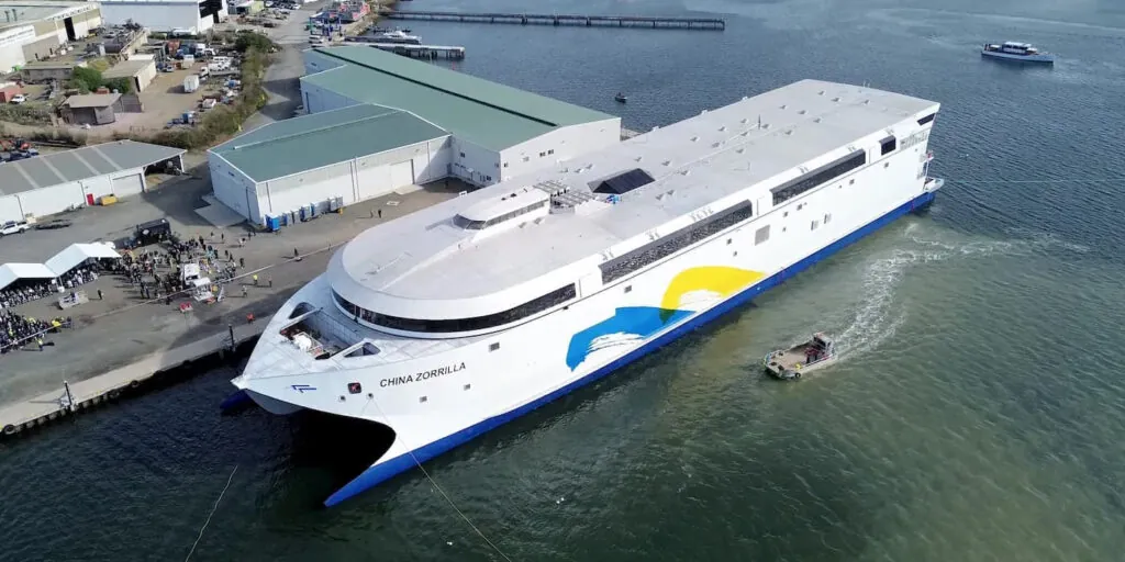 На воду спущено China Zorrilla – найбільший у світі повністю електричний корабель — photo 3