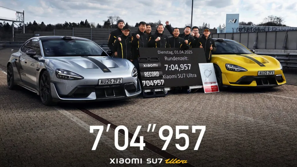 Xiaomi SU7 Ultra встановив новий рекорд Нюрбургрингу — 7:04.957 — photo 2