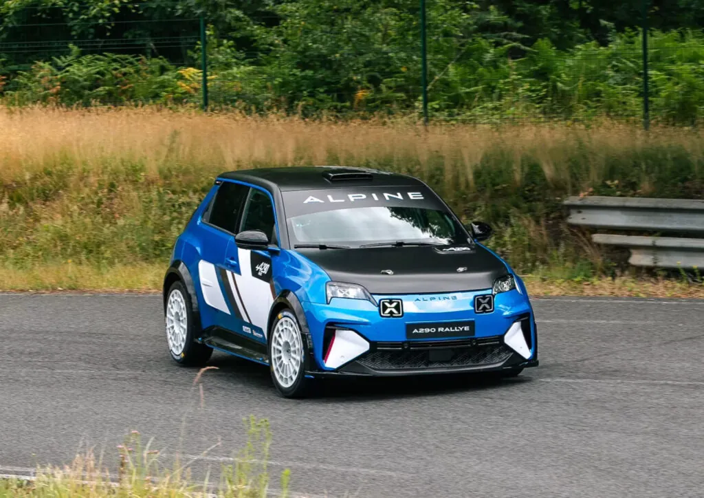 Alpine представила електричний A290 Rallye, створений для участі в ралі — photo 3