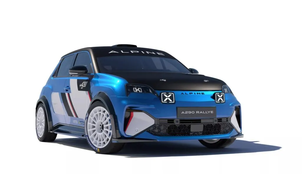 Alpine представила електричний A290 Rallye, створений для участі в ралі — photo 4