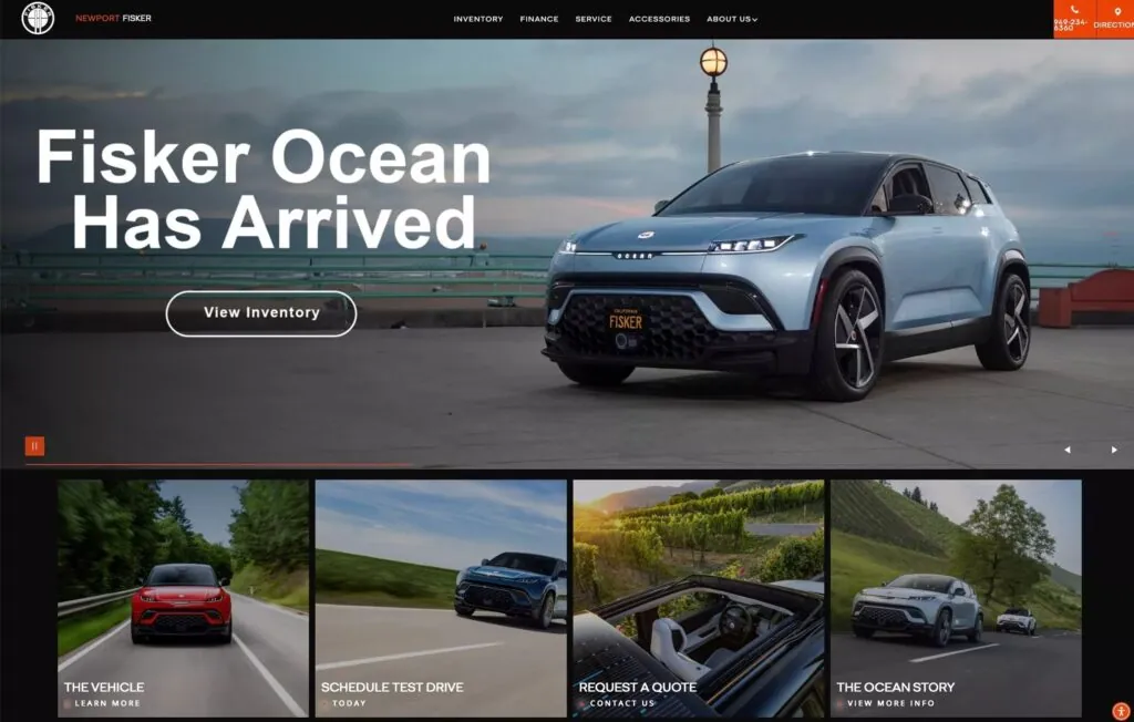В США продають електрокросовери Fisker Ocean за ціною від $22 990 — photo 2