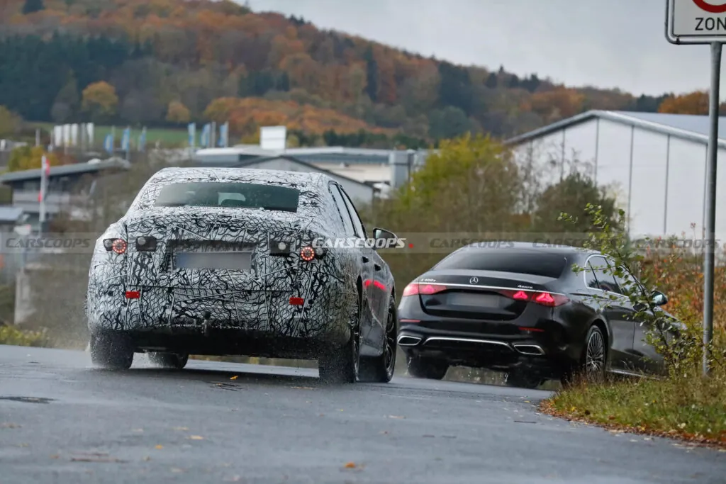 Мерседес активно тестирует будущий электрический седан E-Class EQ — photo 4