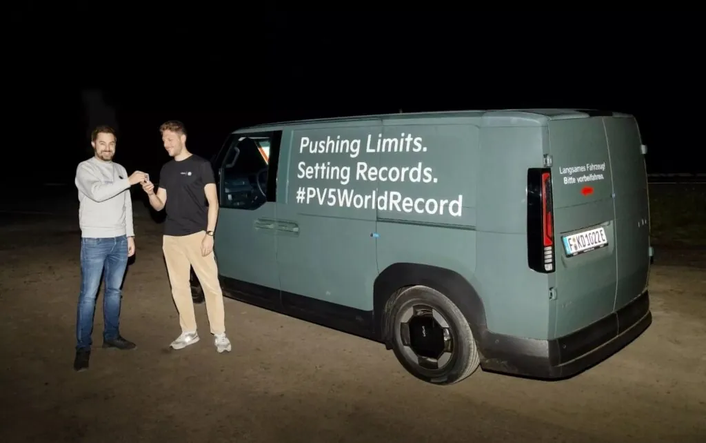 Электрован Kia PV5 установила мировой рекорд пробега — photo 5 Электрован Kia PV5 установила мировой рекорд пробега — photo 5