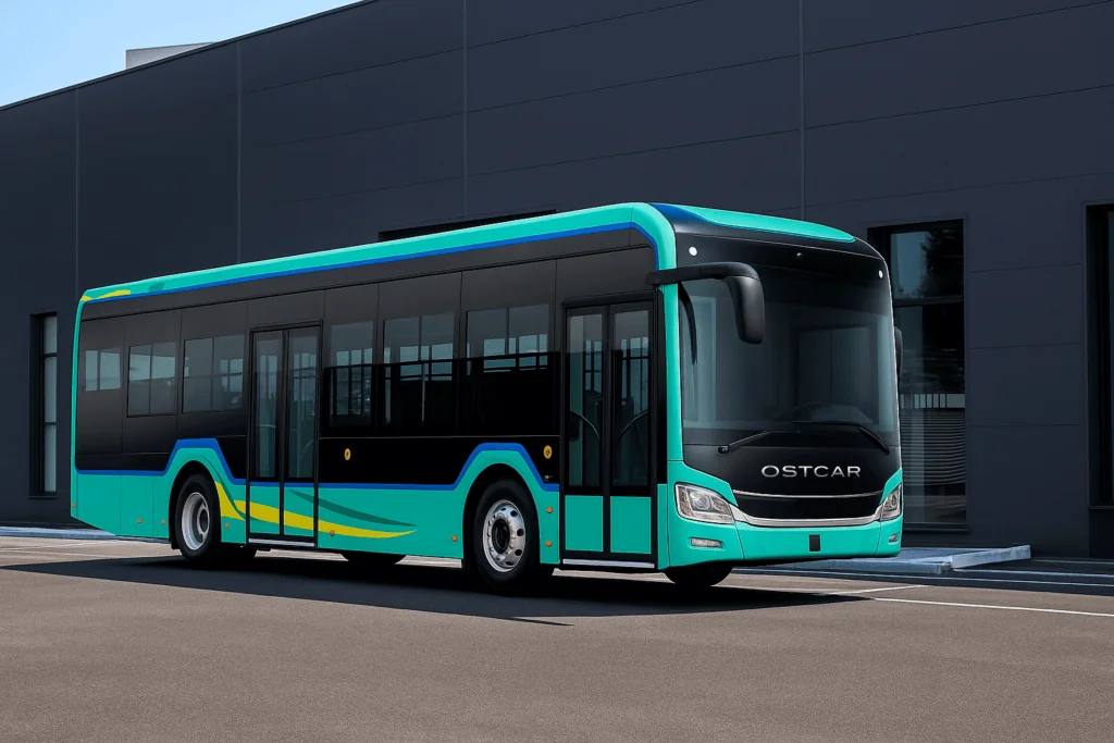 На выставке “Коммунтех-2025” показали электрический автобус Ostcar 8 — photo 3 На выставке “Коммунтех-2025” показали электрический автобус Ostcar 8 — photo 3