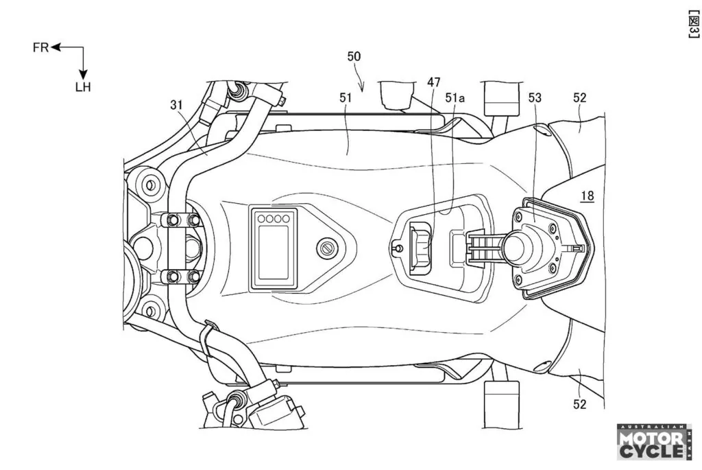 Honda запатентувала простий і дешевий електромотоцикл — photo 3 Honda запатентувала простий і дешевий електромотоцикл — photo 3