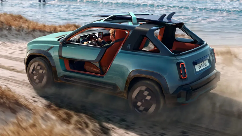 Renault представила концептуальный пляжный багги R4 JP4x4 — photo 7 Renault представила концептуальный пляжный багги R4 JP4x4 — photo 7