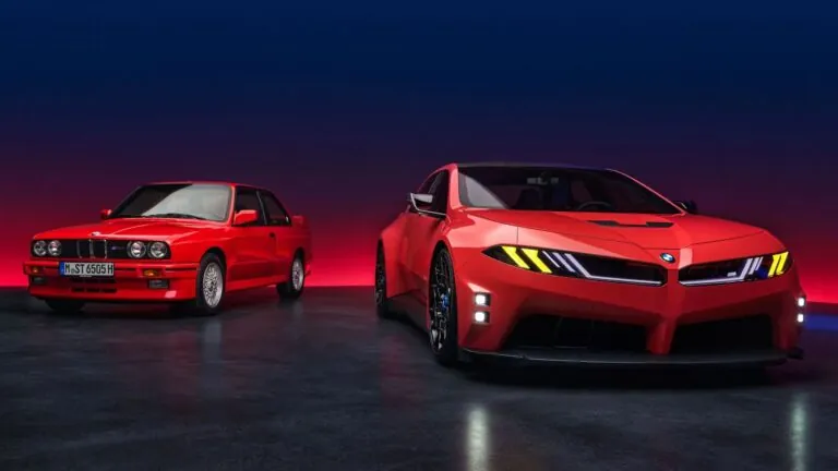 Электрический концепт BMW M3 был поставлен рядом с E30. Вы бы какой выбрали? — photo 85460